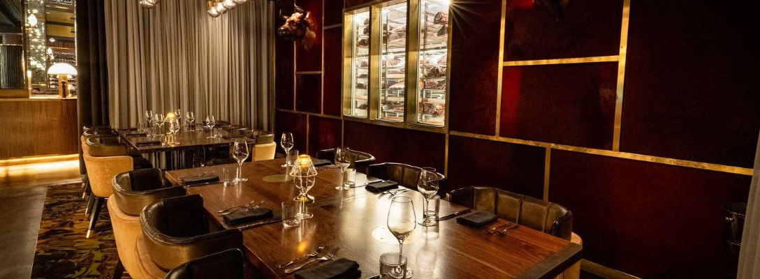 Semi-Private Dining Area at Barry’s Downtown Prime in Vegas