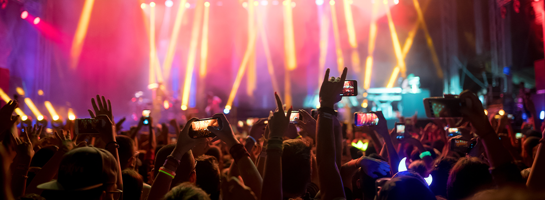 Audience Enjoying Festival in Las Vegas
