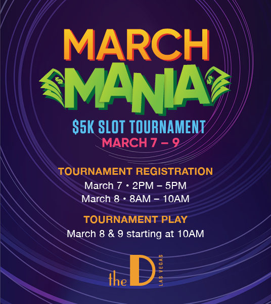 $5K March Mania Slot Tournament