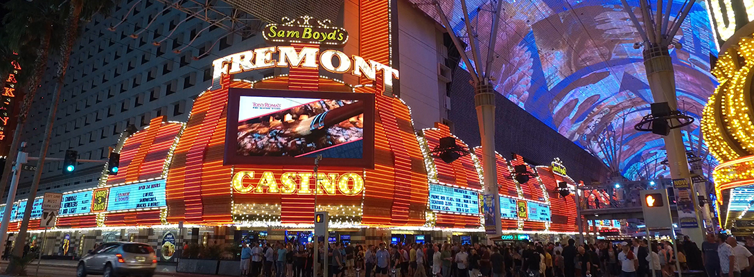 Fremont Street in Las Vegas