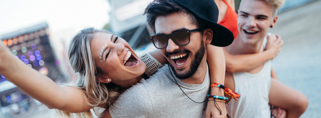 Friends at Las Vegas Music Festival