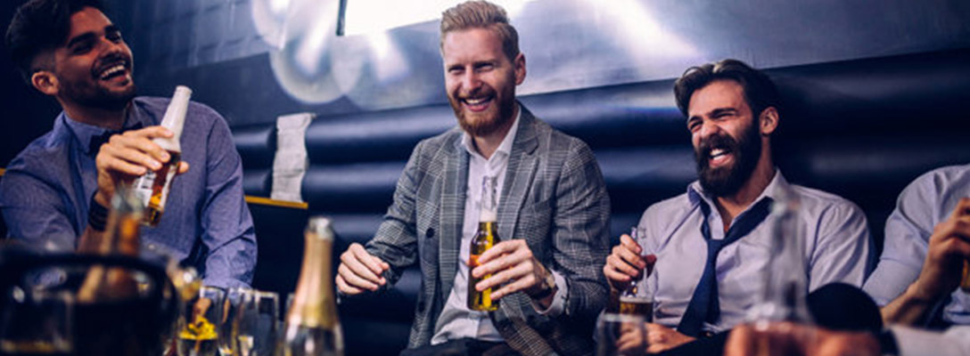 Groom-to-Be and Groomsmen at Las Vegas Bachelor Party