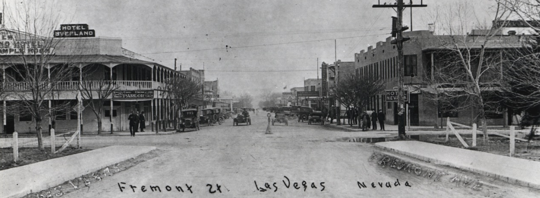 Historic Fremont Street Las Vegas in 1911