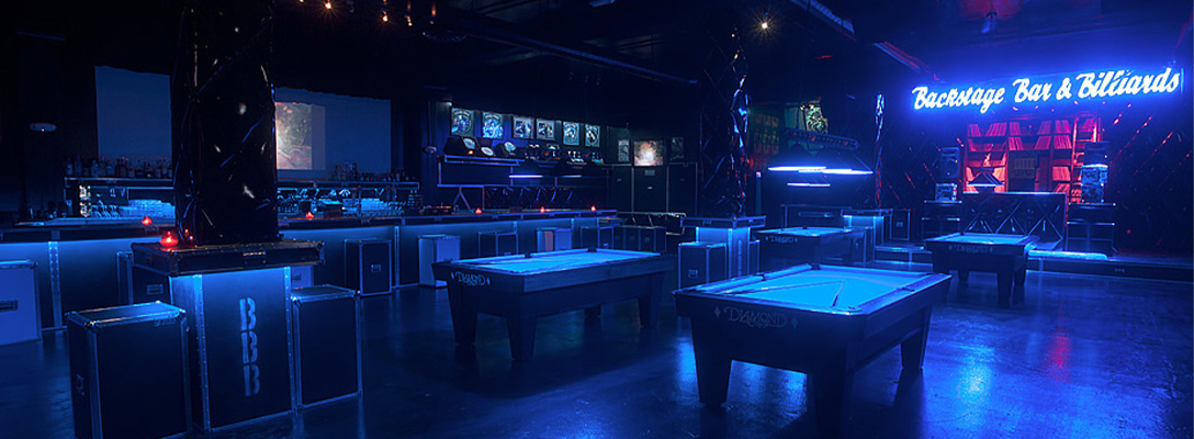Interior of Backstage Bar & Billiards in Las Vegas