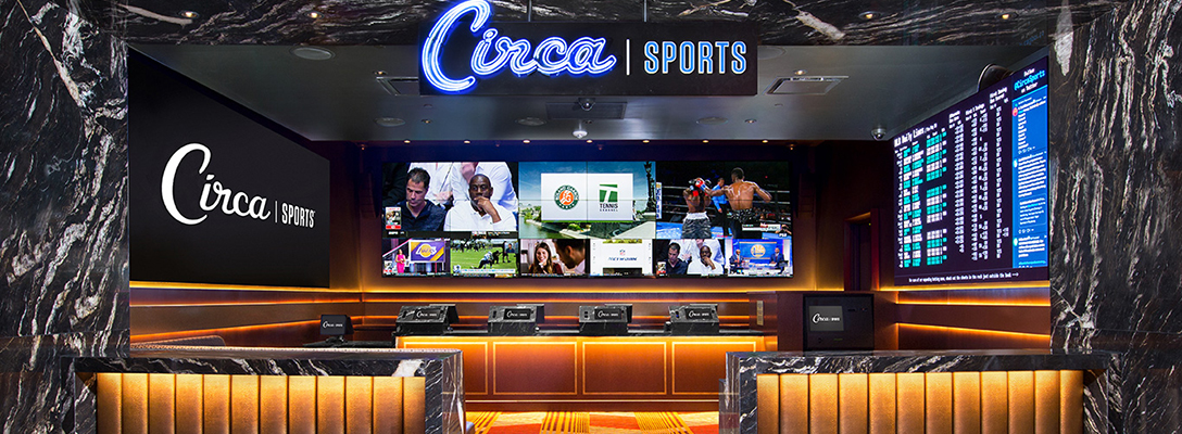 Interior of Circa | Sports Las Vegas Sportsbook at the D