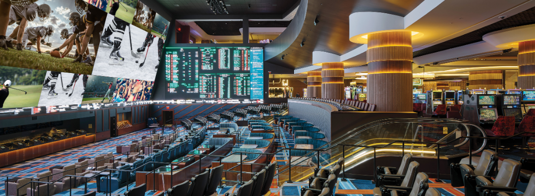 Interior of Circa Sportsbook for Las Vegas Sports Betting