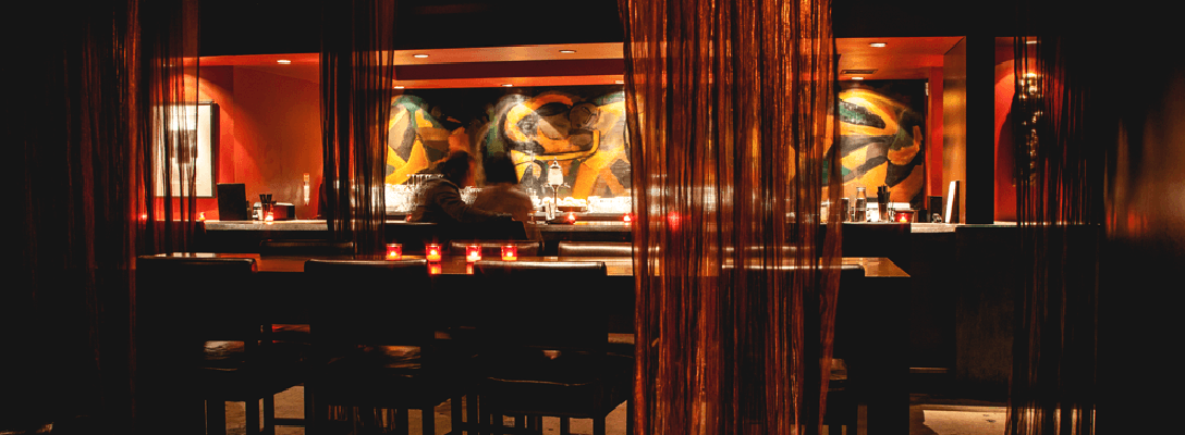 Interior view of the Downtown Cocktail Room in Las Vegas