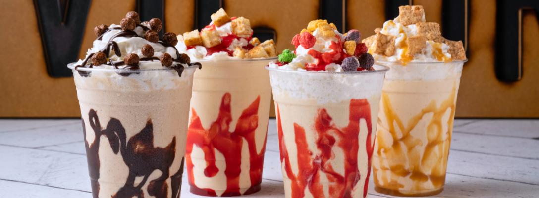 Milkshakes from Victory Burger Las Vegas for Dessert