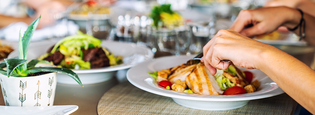 People Dining at Healthy Restaurant in Las Vegas