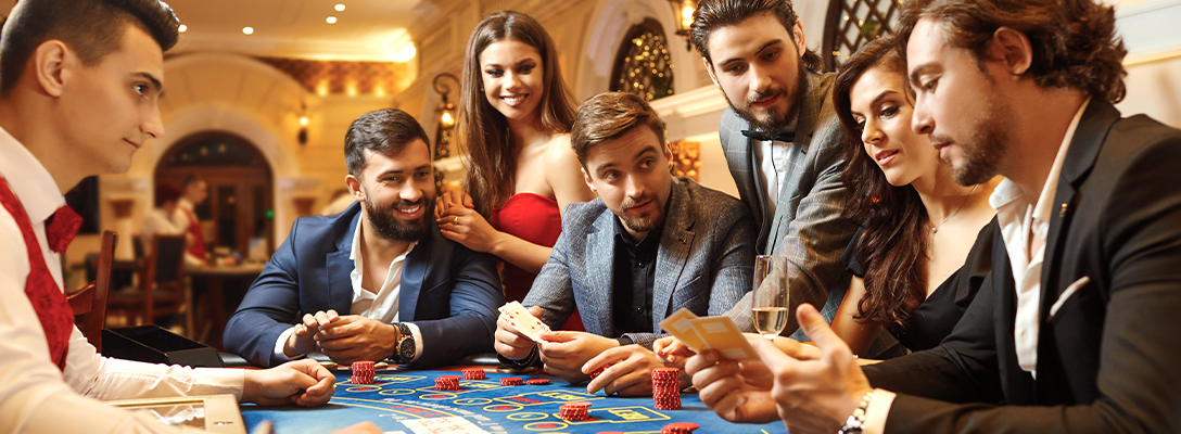 People Over 21 Gambling in Vegas