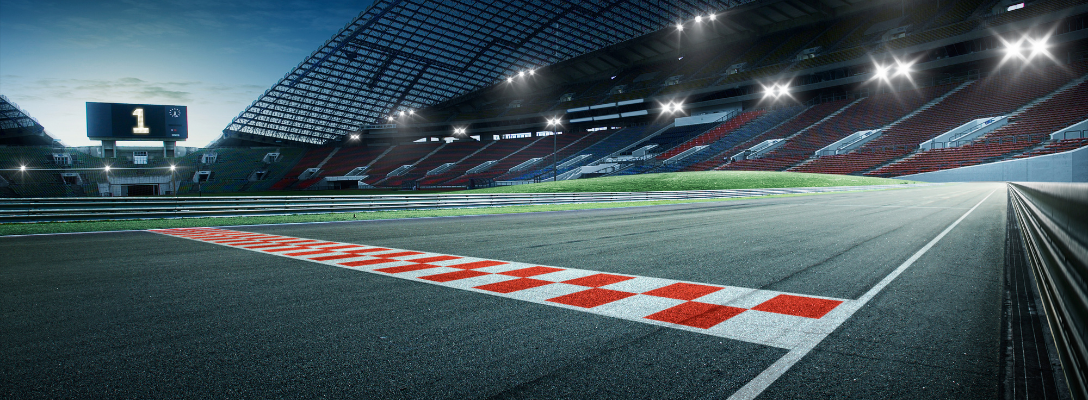 Race Track for Professional Auto Racing