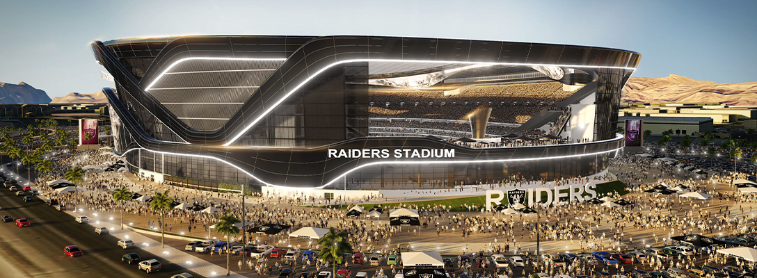 Rendering of Allegiant Stadium Las Vegas