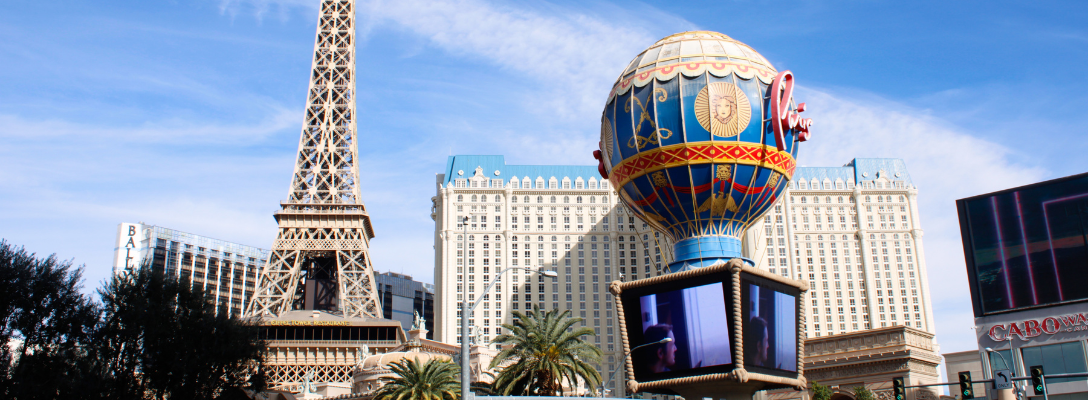 Replica Eiffel Tower at Paris Las Vegas Hotel