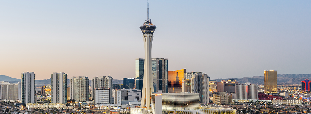 Skyline of Las Vegas in September