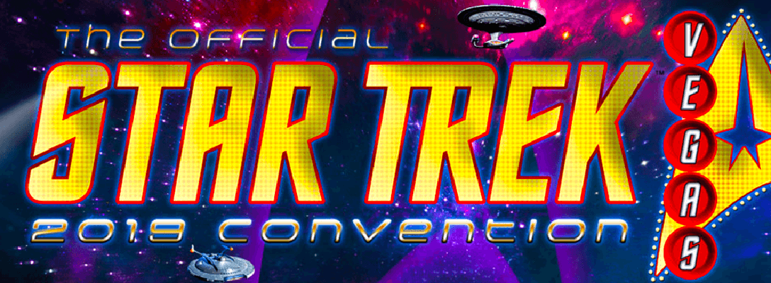 Star Trek Las Vegas Convention themed information banner