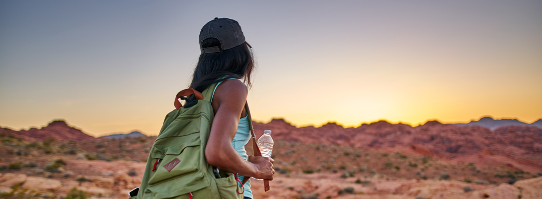 Woman Exploring Nevada Trails and Hikes