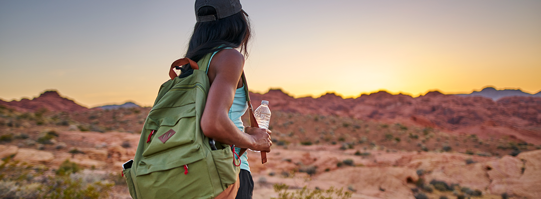 Woman Going on Las Vegas Hiking Adventures