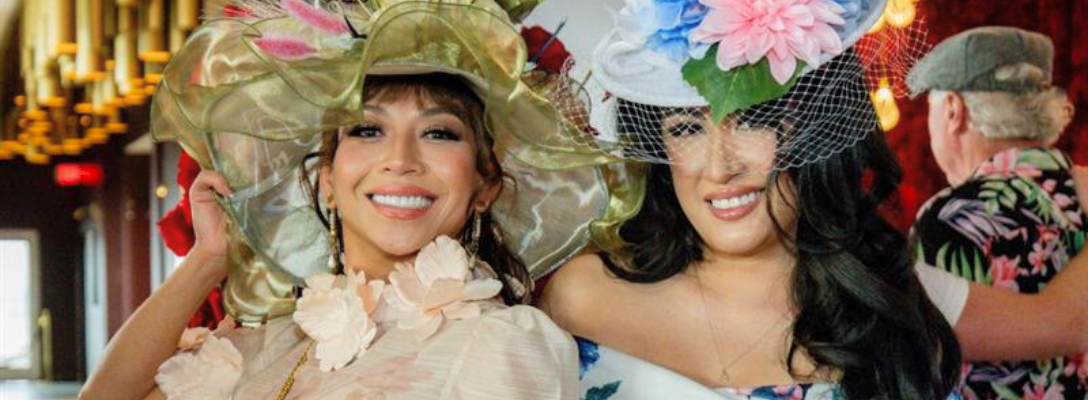 Women Wearing Hats for Derby Day at Legacy Club Las Vegas